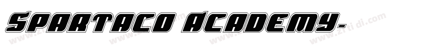 Spartaco Academy字体转换